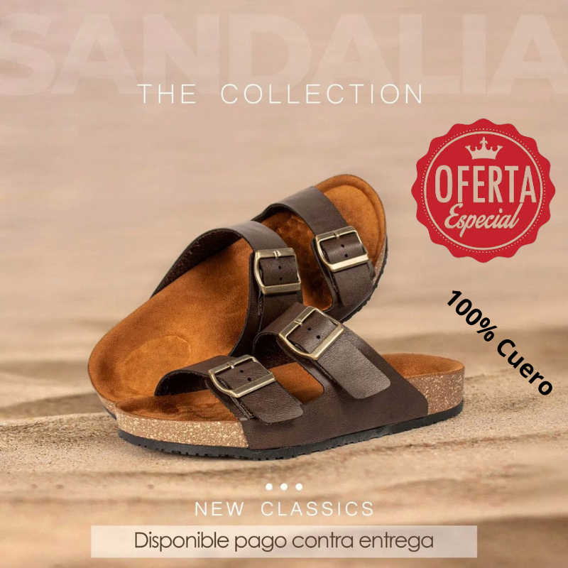 SANDALIAS  DE CUERO 100%